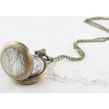 Evanescence 31 Necklace - Elegant, Exquisite, Beautiful Everyday Pocket Watch Necklace. Sweet Heirloom Quality Gift.