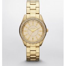 Express Womens Pave Embellished Analog Bracelet Watch Gold, No Size