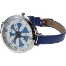 Fashion Ladies Women Thin Leather Band Quartz Wrist Watch T7