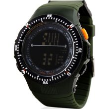 Fashion Men's Students Silicone Digital Dial Wrist Watch Outdoor Sports Wear