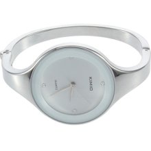 Fashion Silver Womens Kimio Analog Round Quartz Wrist Watch Bracelet Wristband