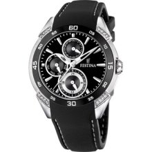 Festina Black Multifunction F16394/2 Women's Watch 2 Years Warranty