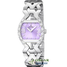 Festina Dame F16548/3 Analog Purple Dial Women's Watch 2 Years Warranty