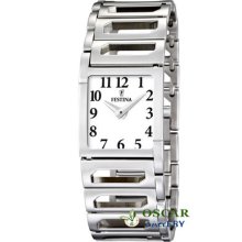 Festina Dame F16551/1 White Dial Analog Women's Watch 2 Years Warranty