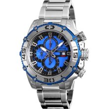 Festina Mens Tour De France Stainless Watch - Silver Bracelet - Blue Dial - F16599-4