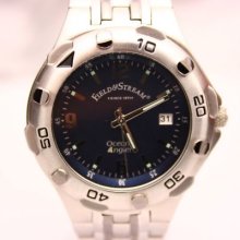 Field & Stream Ocean Angler Mens Stainless Steel Watch