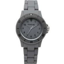 Firetrap Grey Silicon Bracelet Watch