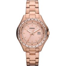 Fossil Dylan Rose Gold-tone Ladies Watch Am4398