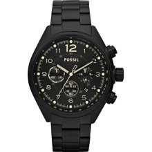 Fossil Flight Black Chronograph Mens Watch CH2834