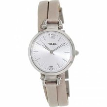 Fossil - Ladies Georgia Three Hand Leather Watch â€“ Bone - Es3159