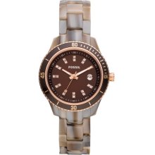 Fossil Stella Alpine Horn Resin Women's Watch ES3094