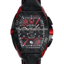 Franck Muller Conquistador GPG Chrono 9900CCDTGPG Red Ergal Watch