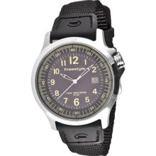 Freestyle Unisex Ranger Stainless Watch - Black Nylon Strap - Brown Dial - FS84873