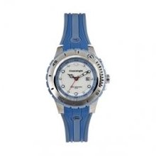 Freestyle Women's Submersion Mid Stainless Analog Watch - Blue Rubber Strap - White Dial - FS81216
