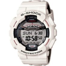 G-shock G-lide White Plastic Resin Case And Bracelet Silver Digital Di