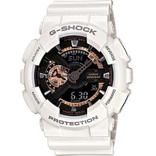 G-Shock XL Ana-Digi Rose Gold Series White Watch - White