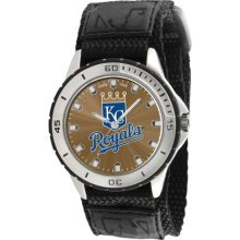 Game Time Black Mlb-Vet-Kc Men'S Mlb-Vet-Kc Veteran Custom Kansas City Royals Veteran Series Watch