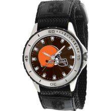 Game Time Brown Nfl-Vet-Cle Men'S Nfl-Vet-Cle Veteran Custom Cleveland Browns Veteran Series Watch