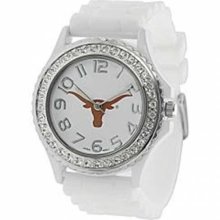 Geneva Platinum Women's 6886TEX.White.White White Silicone Quartz Watch with White Dial