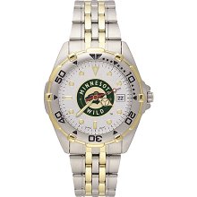 Gents NHL Minnesota Wild Watch In Stainless Steel