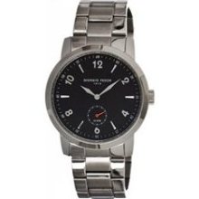 Giorgio Fedon 1919 Mens Vintage IV Analog Stainless Watch - Silver Bracelet - Black Dial - GIOGFAG006