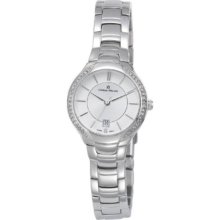 Giorgio Milano Slim Stainless Steel W/crystals Watch