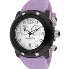 Glam Rock Watches Women's Miami Beach Chronograph White Dial Lilac Sil