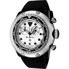 Glam Rock Watches Women's Miami Beach Chronograph White Dial Black Sil