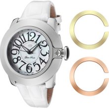 Glam Rock Watches Women's So-Be Mood White Mother Of Pearl Dial Pearl