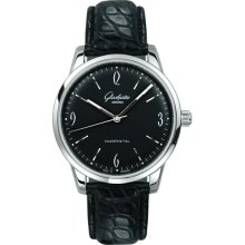 Glashutte Original Senator Sixties Stainless Steel Black Dial