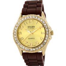 Golden Classic Women's Love Affair Watch in Gold / Brown