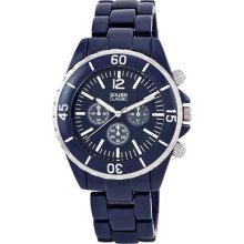 Golden Classic Women's Nautical Notion Watch in Dark Blue