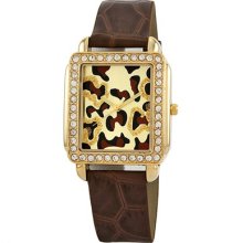 Golden Classic Women's Safari Dame Watch in Gold Brown