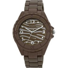 Golden Classic Women's Seafaring Daydream Watch in Brown / Zebra