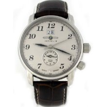 Graf Zeppelin LZ127 Big Date Dual Time Watch 7644-5