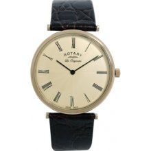 GS90002-45 Rotary Mens Les Originales Cream Dial Watch