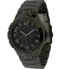 Guess Black Ip Gun Mattel Multifunction Watch U11511g1