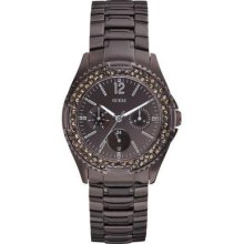 Guess Bronze Tone Stainless Steel Ladies Watch U13631l1