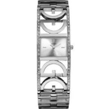 Guess Crystal Silver Bracelet Ladies Watch U11047l1