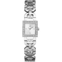 Guess Crystal Silver-tone Link Ladies Watch U95162l1