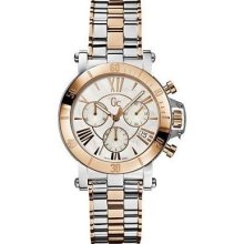 GUESS Gc Chronograph Femme Rose Gold Ladies Watch X73002M1S
