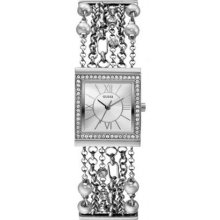 Guess Ladies' 'Silk' Chain Bracelet Dress W0140L1 Watch