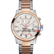 Guess U0075g2 Watch Masculine Retro Mens Silver Dial Quartz Movement