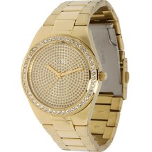 Guess U11055L1 Gold Dial Gold Tone Stainless Steel Women's Watch