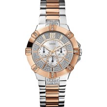 GUESS Watch, Women's Two Tone Stainless Steel Bracelet 41mm U0024L1