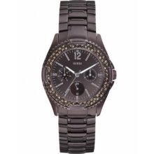 Guess Women Bronze Crystal Multifunction Watch U13631l1