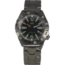 Gul Watch D40, Stainless Steel Bracelet, Black