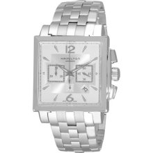 Hamilton Jazzmaster Square Stainless Steel Mens Watch H32666155