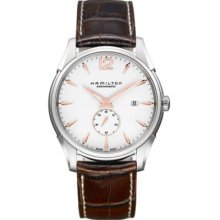 Hamilton Men's H38615155 Jazzmaster Slim Silver Dial Watch