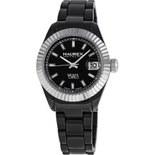 Haurex Italy Montecarlo Black Dial Women's watch #PN360DNP